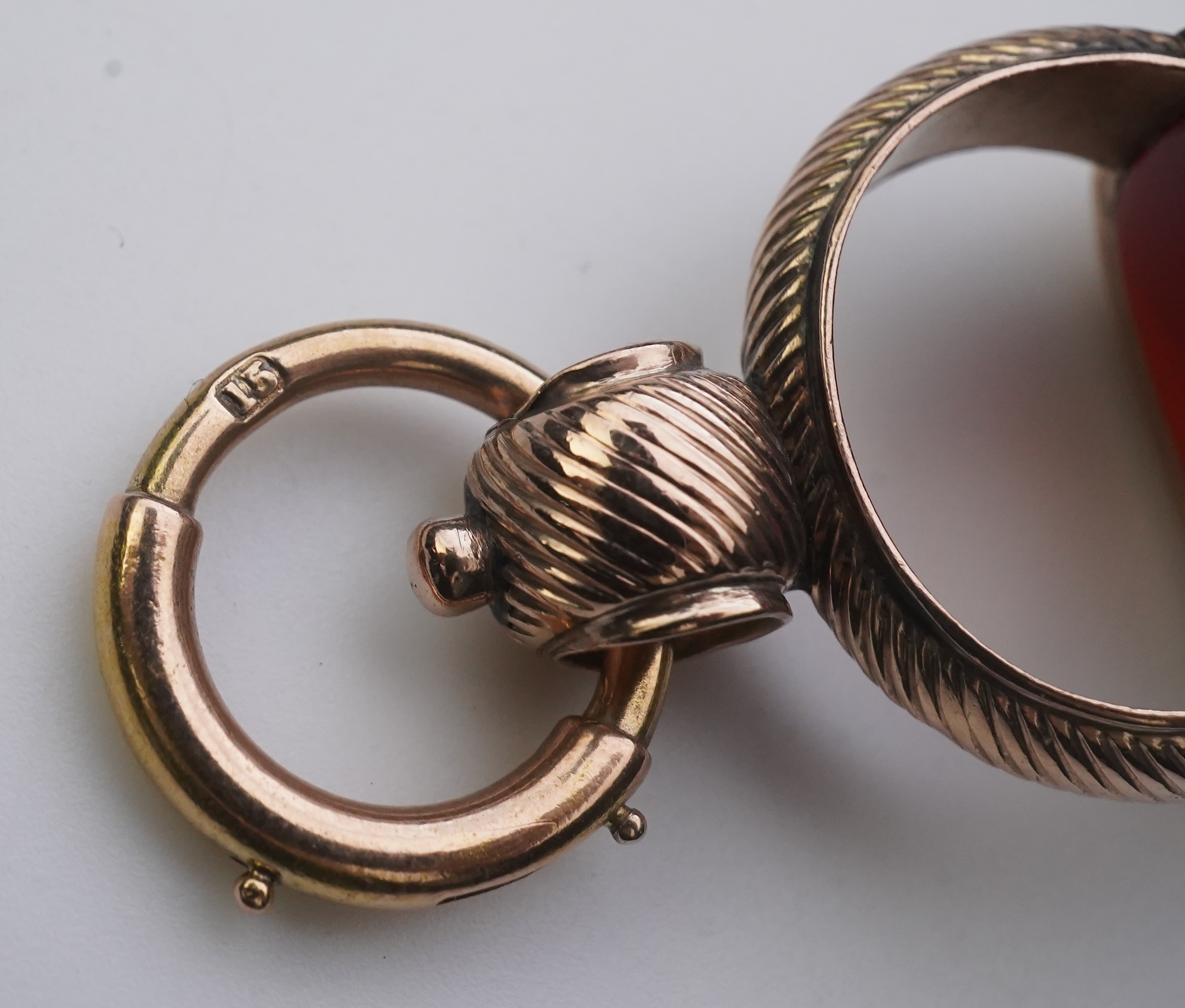 Two Victorian fob seals, 19th century